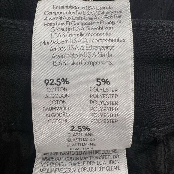 Mother High Waisted Looker Not Guilty One Liner Skinny Jeans Black Women Size 26 - Picture 11 of 12